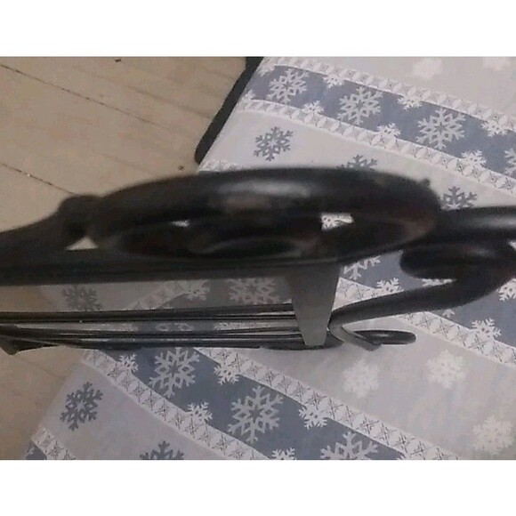 Photo Picture Frames 3 Slot 4x6 Black Wrought Iron Scrolls Wall Hanging - Picture 9 of 12